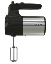 Μίξερ χειρός Tesla - MX301BX, 300 W, 5 ταχύτητες, μαύρο/ανοξείδωτο