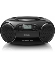 Ραδιοκασετόφωνο Philips - AZB500, μαύρο