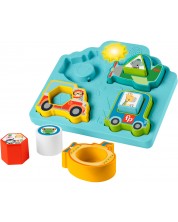 Παιδικό παζλ Fisher Price - Shapes & Sounds Vehicle -1