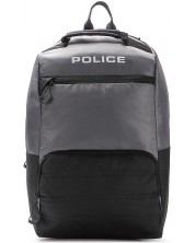 Σακίδιο πλάτης φορητού υπολογιστή Police - Kevin, 15.4", γκρι-μαύρο