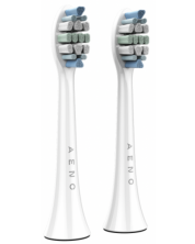 Ανταλλακτικές κεφαλές οδοντόβουρτσας AENO - 2 τεμάχια, λευκό