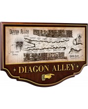 Ρέπλικα The Noble Collection Movies: Harry Potter - Diagon Alley Plaque, 43 εκ