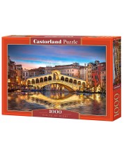 Παζλ Castorland 1000 κομμάτια - Η γέφυρα Ριάλτο Πόντε τη νύχτα