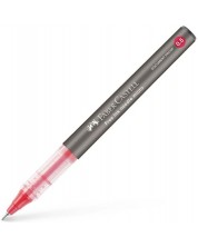 Στυλό  Faber-Castell Free Ink Needle - 0.5 mm, κόκκινο