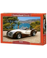 Παζλ Castorland 500 κομμάτια - Αυτοκίνητο Roadster στην παραλιακή οδός -1