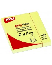 Αυτοκόλλητες σημειώσεις  Apli - κίτρινα φύλλα Z, 75 x 75 mm, 100 τεμάχια