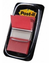 Αυτοκόλλητα ευρετήρια Post-it 680-1 - Κόκκινο, 2,5 x 4,3 cm, 50 τεμάχια -1