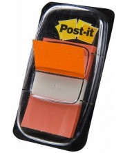 Αυτοκόλλητα ευρετήρια Post-it 680-4 - Πορτοκαλί, 2,5 x 4,3 cm, 50 τεμάχια -1