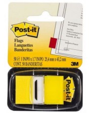 Αυτοκόλλητα ευρετήρια Post-it 680-5 - Κίτρινο, 2,5 x 4,3 cm, 50 τεμάχια -1