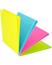 Αυτοκόλλητες σημειώσεις Stick'n - Magic, 76 x 76 mm, 4 χρώματα νέον, 100 φύλλα -1