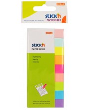 Αυτοκόλλητα ευρετήρια Stick'n - 12 x 50 mm, 9 χρώματα, 450 τεμάχια -1