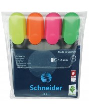 Σετ 4 χρωμάτων υπογραμμιστών Schneider Job -1