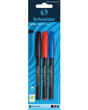 Μαρκαδόρος σχεδίου Schneider Topliner 967, 0.4 mm - Σετ 3 χρωμάτων -1