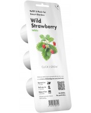 Σπόροι Click and Grow - Άγρια φράουλα, 3 ανταλλακτικά -1
