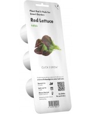 Σπόροι Click and Grow - Κόκκινο μαρούλι, 3 ανταλλακτικά -1