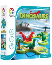 Παιδικό παιχνίδι λογικής Smart Games Originals Kids Adults - Τα μυστικιστικά νησιά των δεινοσαύρων -1
