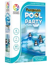 Παιδικό παιχνίδι λογικής Smart Games Compact - Πιγκουίνοι δίπλα στην πισίνα -1