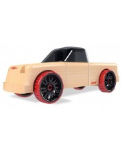 Προκατασκευασμένο ξύλινο αυτοκίνητο Play Monster Automoblox - Mini T15L Grizzly	 -1