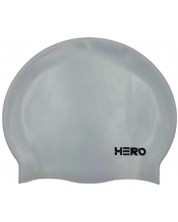 Σκουφάκι κολύμβησης HERO - Silicone Swimming Helmet, γκρι -1