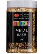 Мεταλλικές νιφάδες Nevskaya Palette Decola - Χρυσό, 3 g -1