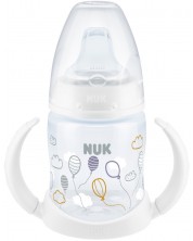 Μπιμπερό NUK First Choice - Με ακροφύσιο χυμού,TC, РР, 150 ml, λευκό -1