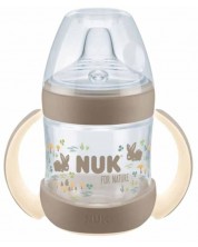 Μπουκάλι χυμού με μύτη σιλικόνης  NUK for Nature - 150 ml, Cream -1
