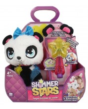 Λούτρινο παιχνίδι Shimmer Stars - Panda Pixie, με αξεσουάρ -1