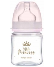 Μπουκάλι κατά των κολικών Canpol Easy Start - Royal Baby, 120 ml, ροζ -1