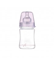 Μπιμπερό Lovi - Baby Shower, γυαλί, 150 ml, 0m+, ροζ -1