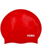 Σκουφάκι κολύμβησης HERO - Silicone Swimming Helmet, κόκκινο -1