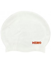 Σκουφάκι κολύμβησης HERO - Silicone Swimming Helmet, άσπρο -1