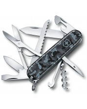 Ελβετικό σουγιά Victorinox  Huntsman - μαύρο καμουφλάζ , 15 λειτουργιών -1