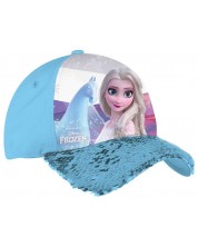 Καπέλο με γείσο και πούλιες Disney - Frozen II, 4+, 53 cm -1