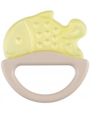Μασητικό  Οδοντοφυΐας σιλικόνης με κουδουνίστρα Canpol -Ψάρι, κίτρινο -1