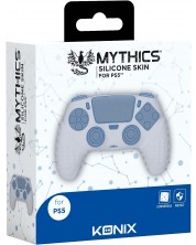 Θήκη σιλικόνης Konix - Mythics Silicone Protection,λευκή  (PS5)    -1