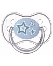 Ανατομική πιπίλα σιλικόνης Canpol - Newborn Baby,6-18 μηνών, Αστέρι