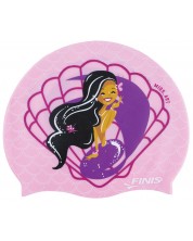 Σκουφάκι κολύμβησης από σιλικόνη Finis - Γοργόνα, ροζ