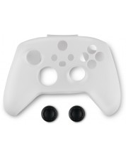 Θήκη και βύσματα σιλικόνης Spartan Gear,για  Xbox Series, λευκό -1