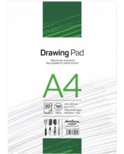 Βιβλίο σκίτσων Drasca  Drawing pad - 20 λευκά φύλλα, Α4 -1