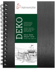 Βιβλίο σκίτσων με σπιράλ Hahnemuhle Skizze Deko - A4, 124 φύλλα -1