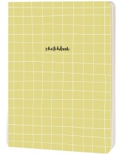 Βιβλίο σκίτσων για σχέδιο Drasca Plain - Square 112 φύλλα, 19x26 cm