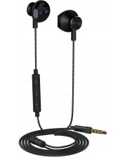 Ακουστικά με μικρόφωνο Yenkee - 305BK, μαύρα