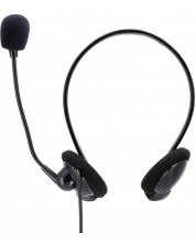 Ακουστικά με μικρόφωνο Hama - NHS-P100, μαύρα