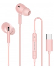 Ακουστικά με μικρόφωνο Riversong - Melody T1+, ροζ  -1