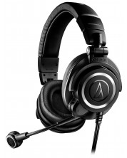 Ακουστικά με μικρόφωνο Audio-Technica - ATH-M50xSTS-USB, μαύρο -1