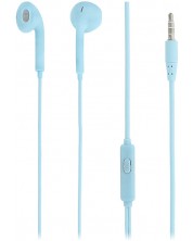 Ακουστικά με μικρόφωνο Tellur - Fly, μπλε