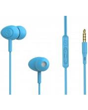 Ακουστικά με μικρόφωνο Tellur - Basic Gamma, μπλε -1
