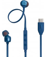 Ακουστικά με μικρόφωνο JBL - Tune 310C USB-C, μπλε -1