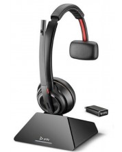Ακουστικά με μικρόφωνο  Poly - Savi 8210 UC, S8210 C USB-C, μαύρο