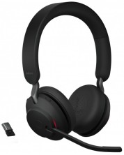 Ακουστικά με μικρόφωνο Jabra - Evolve 2 65 MS Stereo + Link380, μαύρα -1